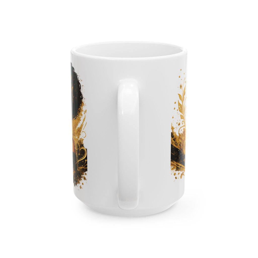 Crowned Confident Unbothered Mug | Ceramic Coffee Cup (11oz, 15oz)