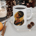 Crowned Confident Unbothered Mug | Ceramic Coffee Cup (11oz, 15oz)